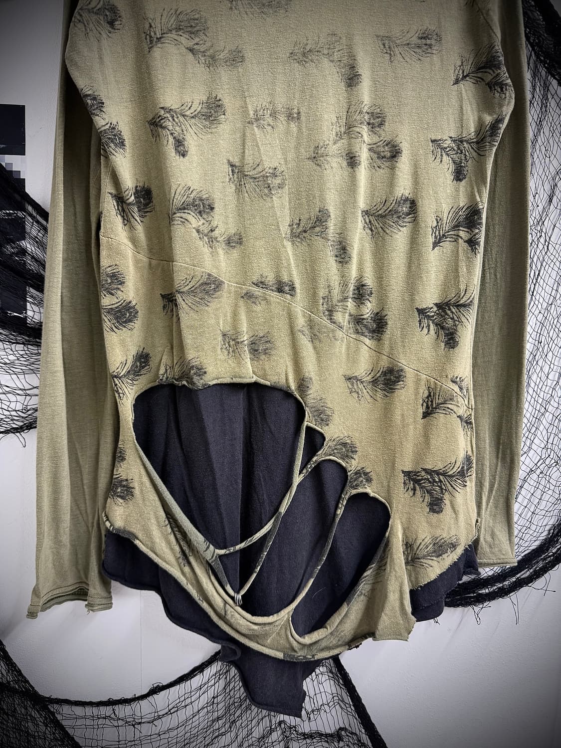 00s grunge skull printing longsleeve 상품이미지7