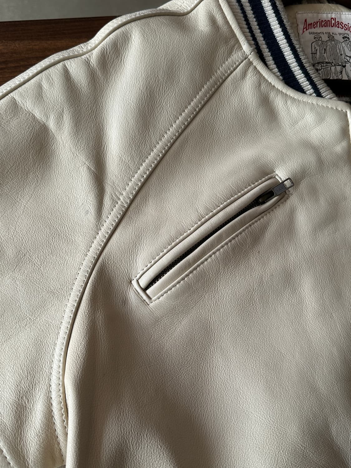 00‘s Avirex 아비렉스 레더 바시티 자켓  상품이미지10