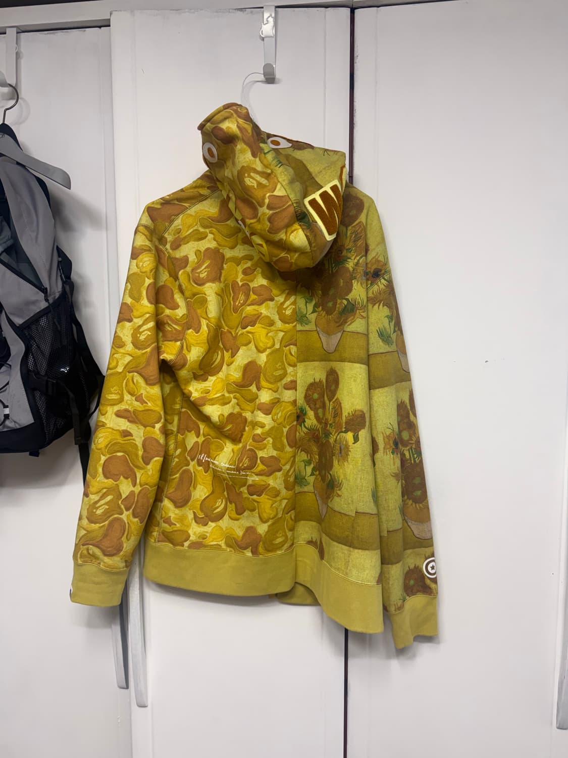 베이프 반고흐 후드집업 옐로우 상품이미지5