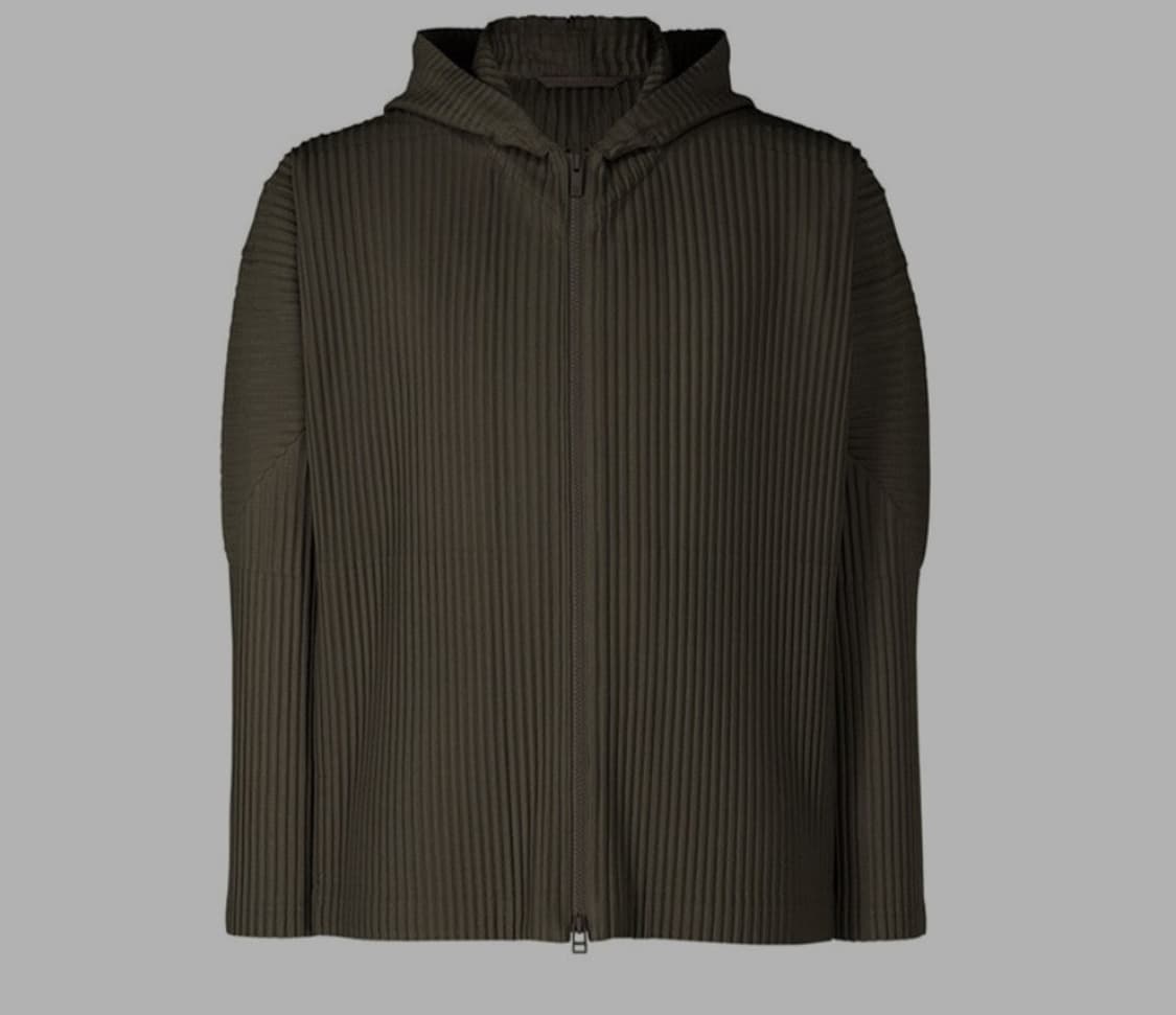 옴므플리세 후드집업 머드브라운 jl126 4사이즈 새상품 상품이미지1