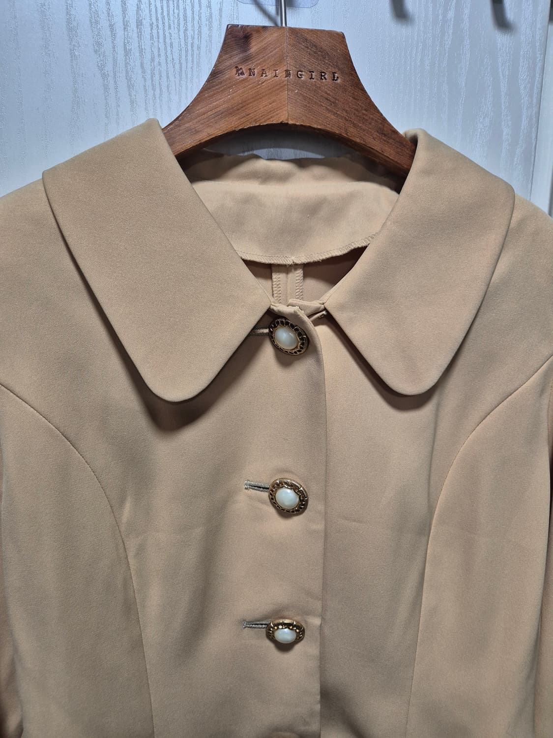 (세일)JPN. BRAISJIRL 머스타드색 자켓 블라우스 상품이미지3