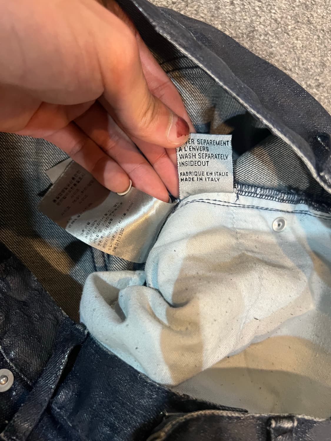 Dior homme wax oil jeans 30 상품이미지6