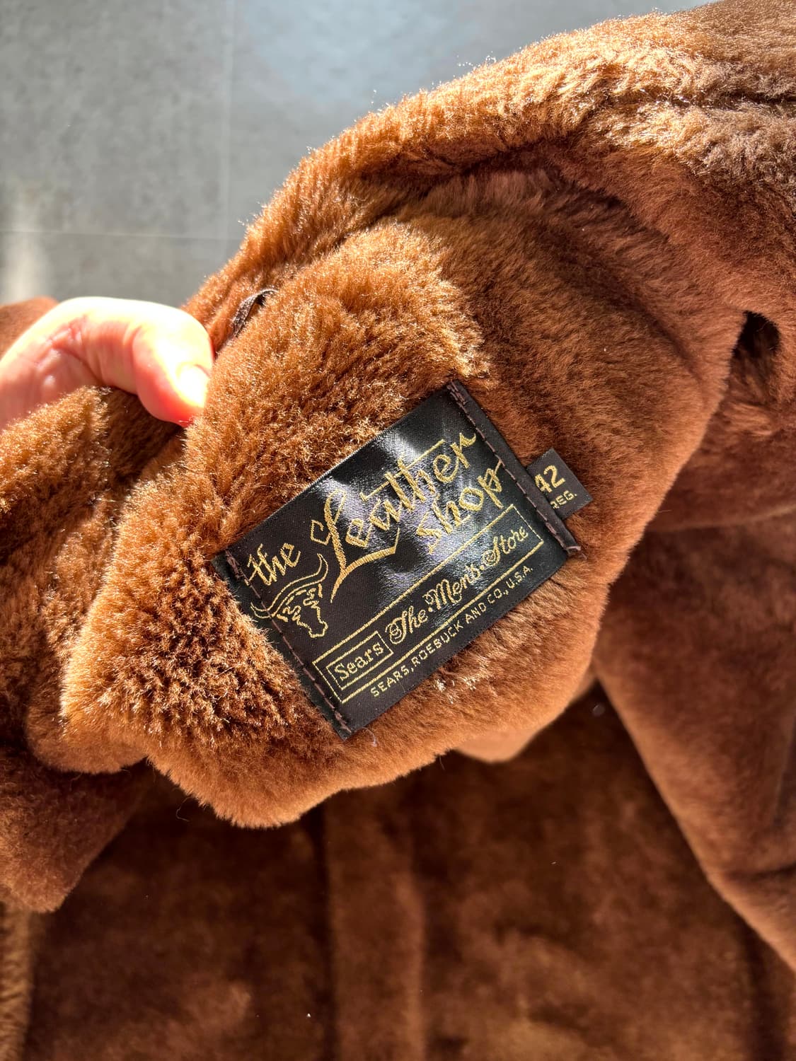 70's SEARS 스웨이드 카 코트 42 상품이미지8