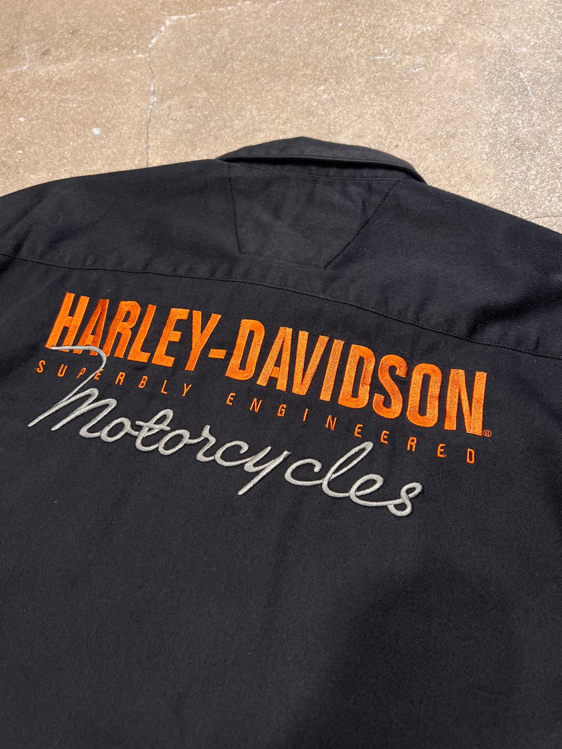 00’s 할리데이비슨 와펜 커스텀 셔츠 상품이미지6
