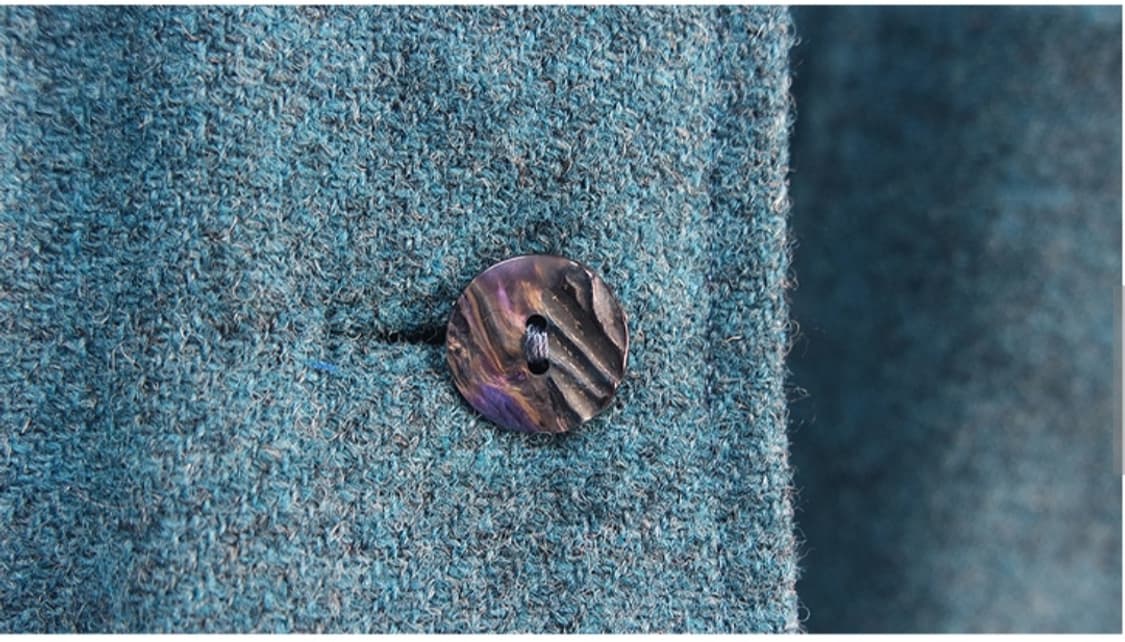 해리스 트위드  빈티지  울100% 코트~우먼 프리  상품이미지4