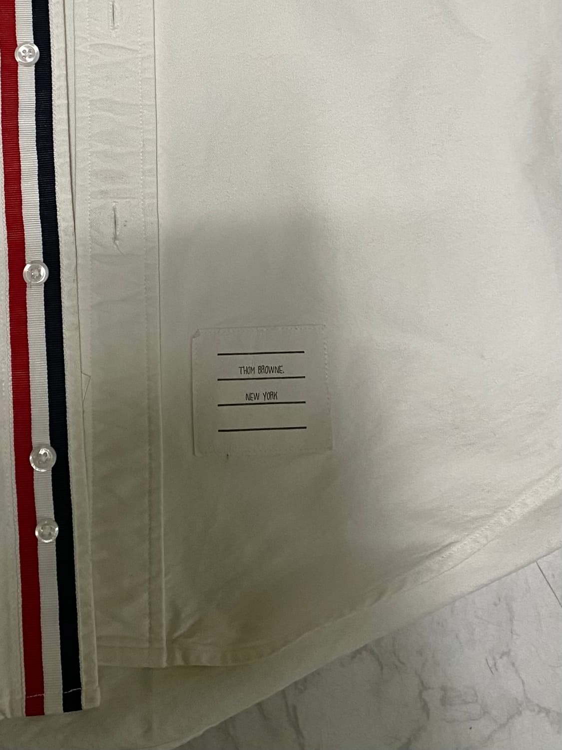 톰브라운 정품 옥스퍼드 셔츠 사이즈 1 ( 100 정도 ) 상품이미지4