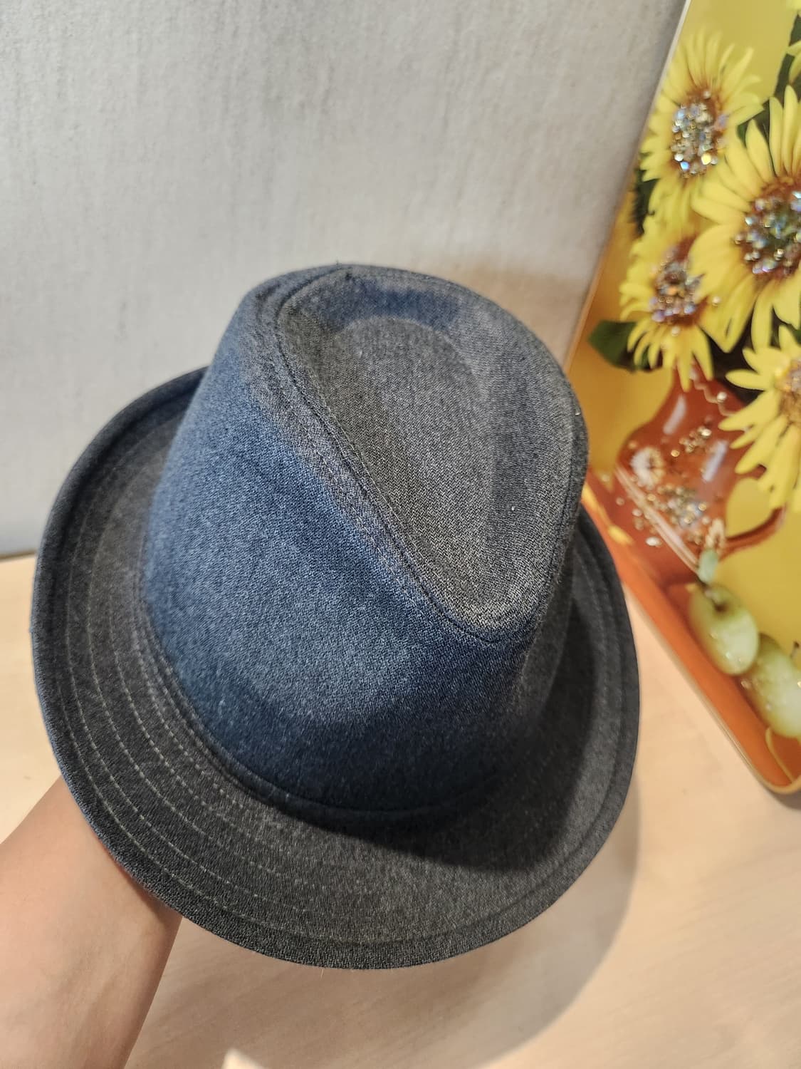 “ZARA MAN 그레이 페도라햇 🎩 감성+댄디 무드 필수템” 상품이미지6