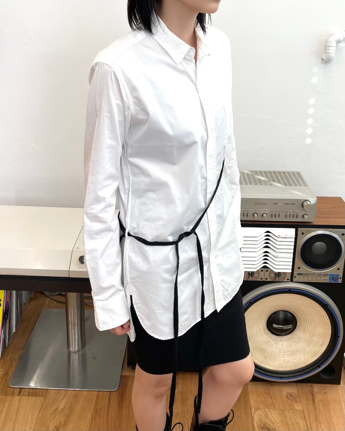 [S] sulvam 설밤 스트랩 셔츠 상품이미지3