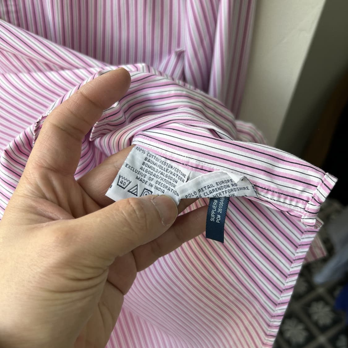 16202 - 폴로 랄프로렌 스트라이프 셔츠 상품이미지4