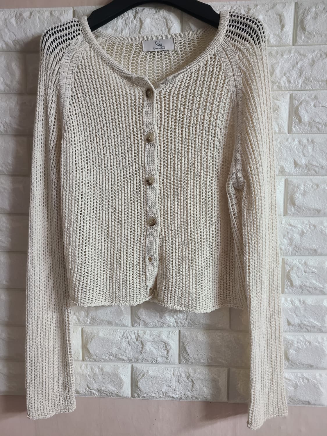 the tod 니트 린넨혼방 가디건 상품이미지1