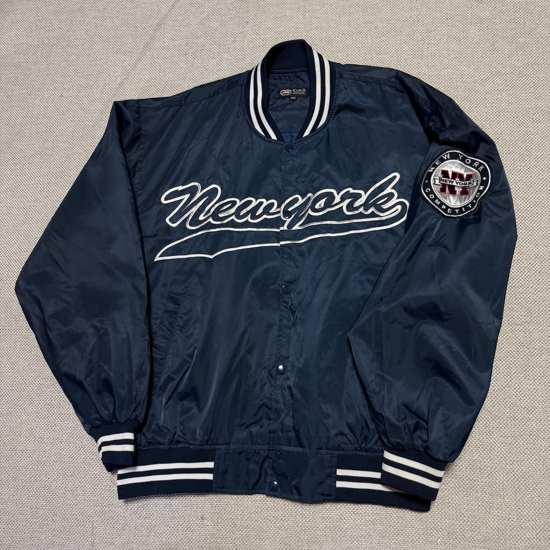 에코(ecko) 뉴욕 양키스 바시티 자켓 상품이미지1