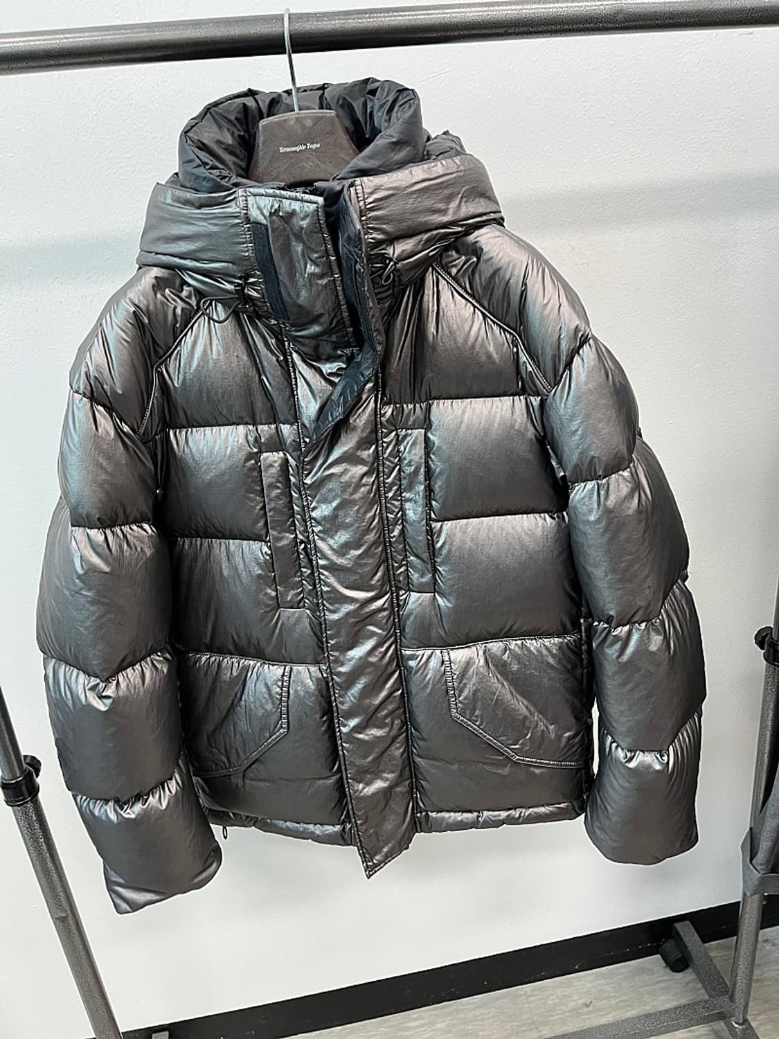 100-105) 준지 메탈릭 오버 다운패딩  상품이미지2