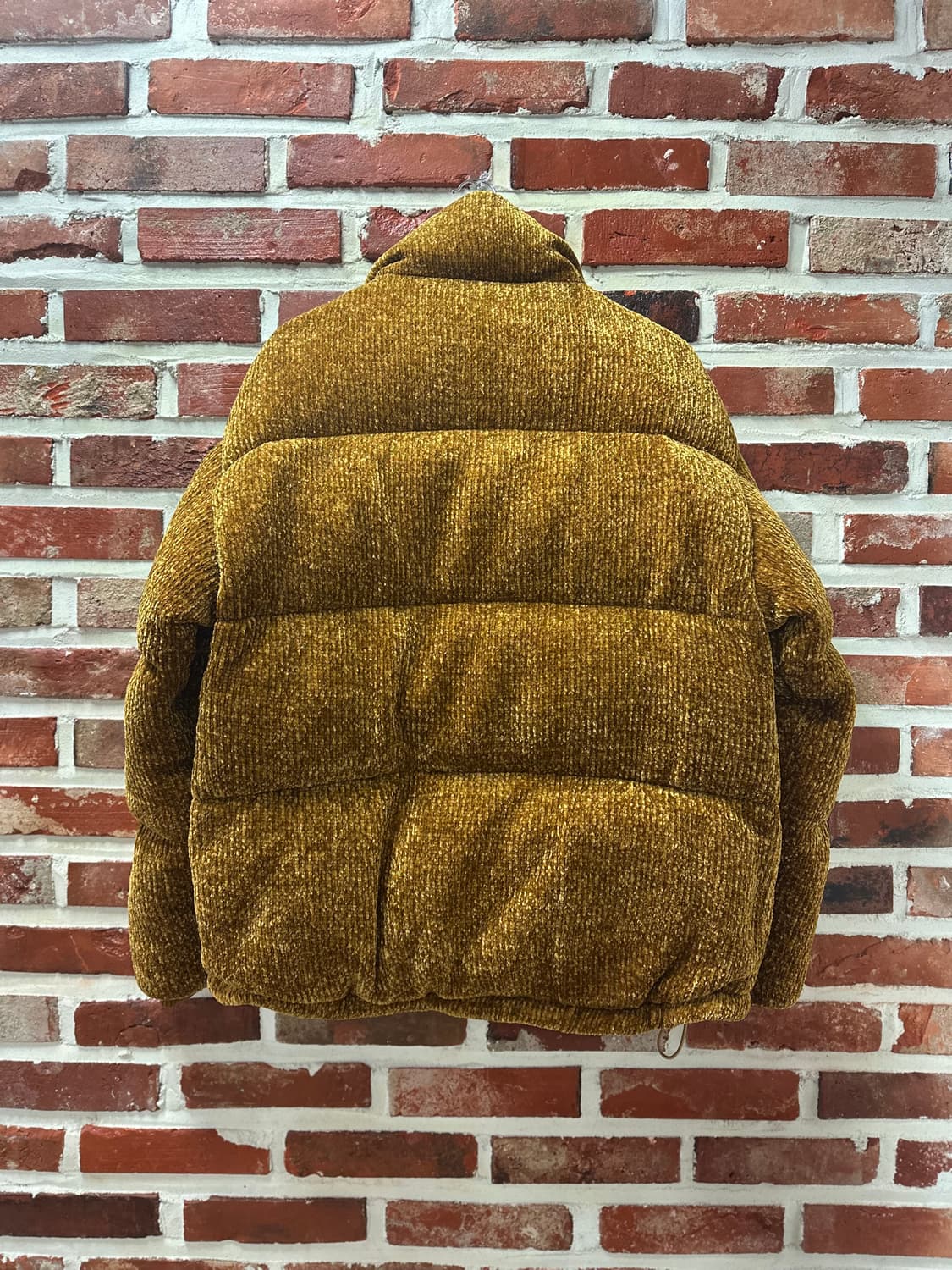 (L)로맨틱크라운 니트 벨벳 덕다운 패딩 브라운(세븐틴 착용) 상품이미지7