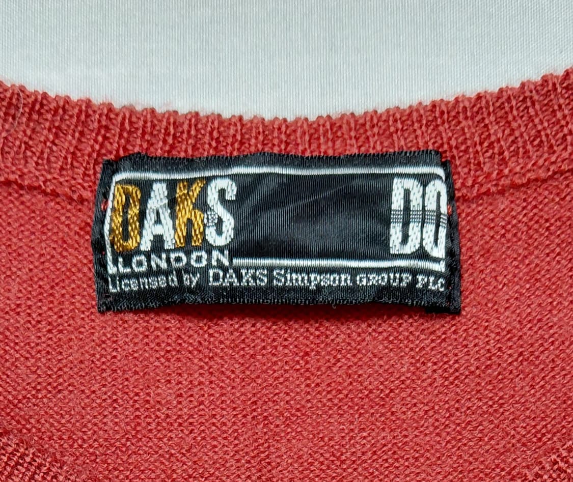 [정품] 빈티지 닥스(DAKS) 금장 버튼 울 가디건 (M사이즈) 상품이미지4