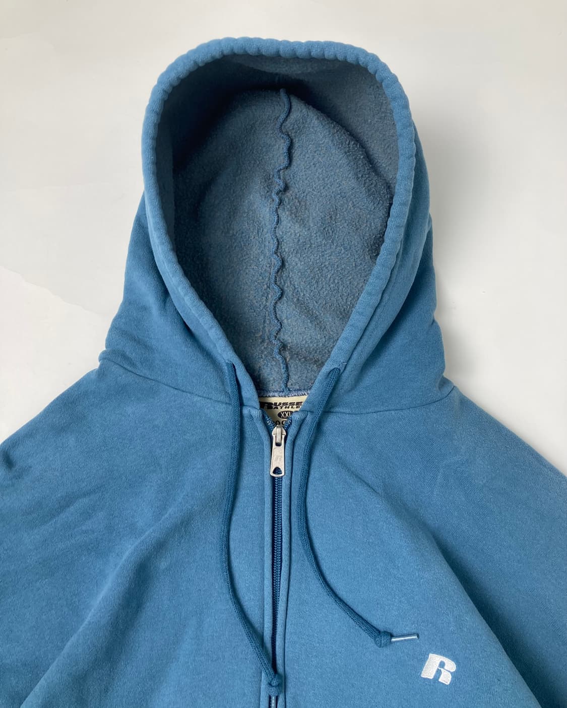 00s Russell Zip Up Hoodie (steel blue) 상품이미지6