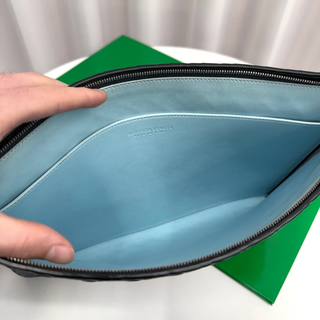 [정품] 보테가베네타 인트레치아토 투톤 클러치 상품이미지6