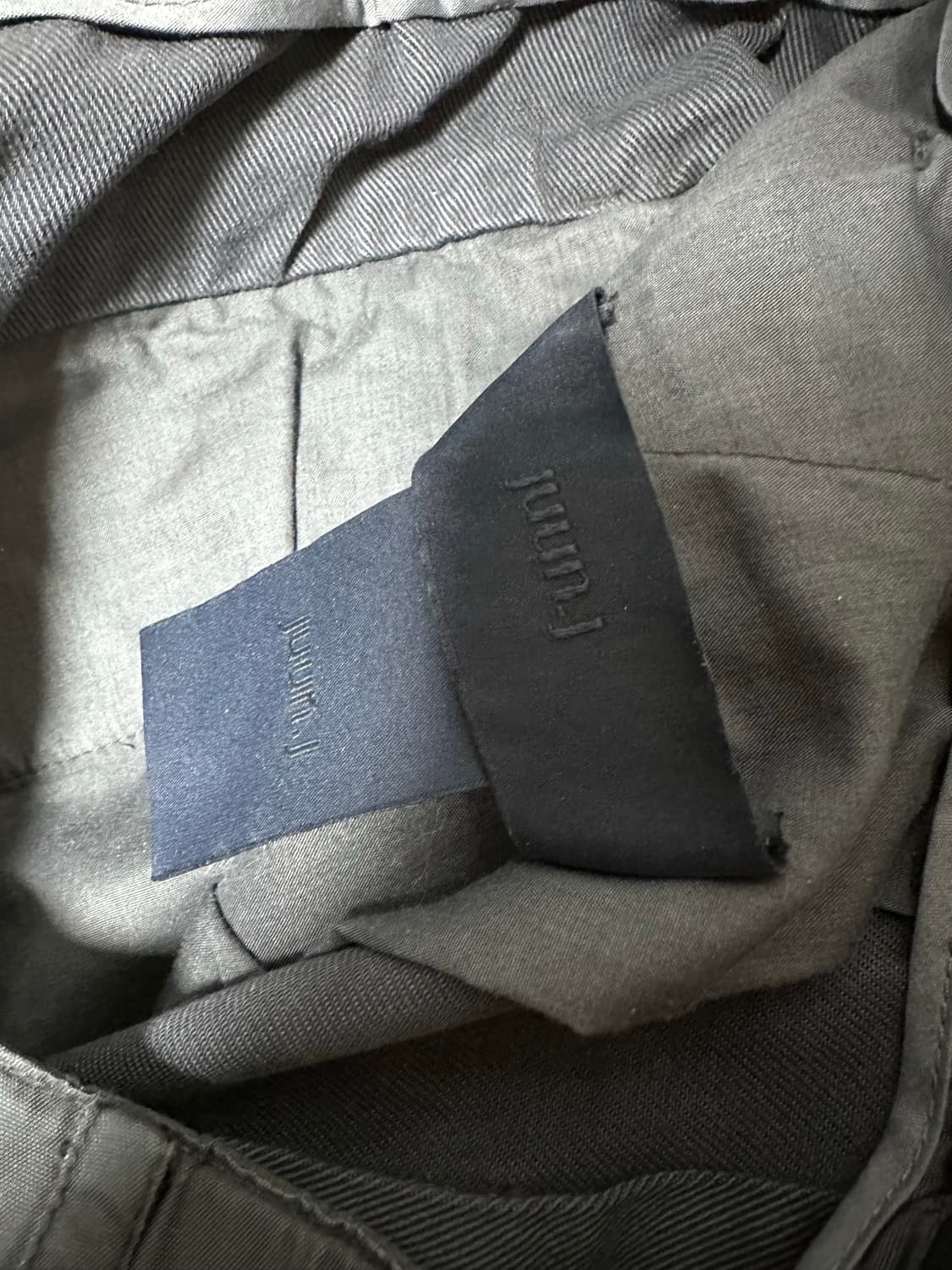 준지 루즈핏 카고 팬츠 그레이 44사이즈 상품이미지3