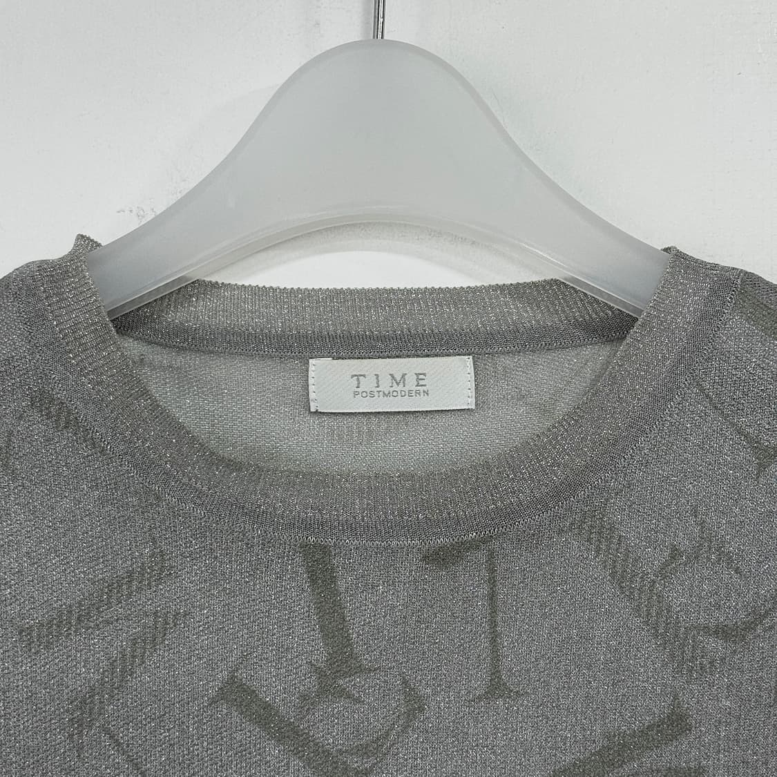 타임 TIME 로고 글리터 니트 상품이미지2