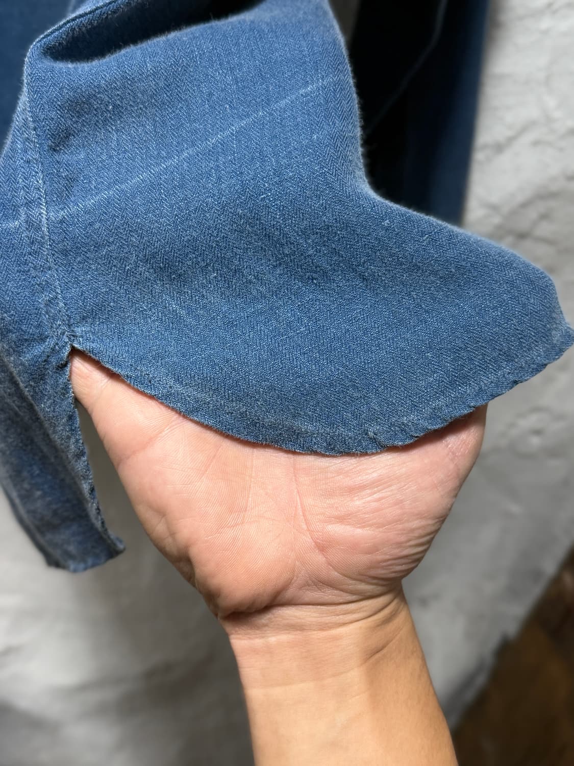 VISVIM 비즈빔 인디고 린넨 헨리넥 셔츠 상품이미지8