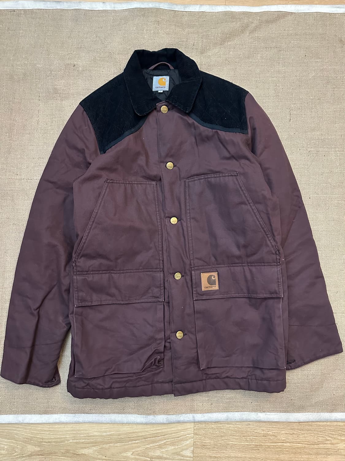 칼하트 쉘터 코트 M 버건디(95-100) 상품이미지3