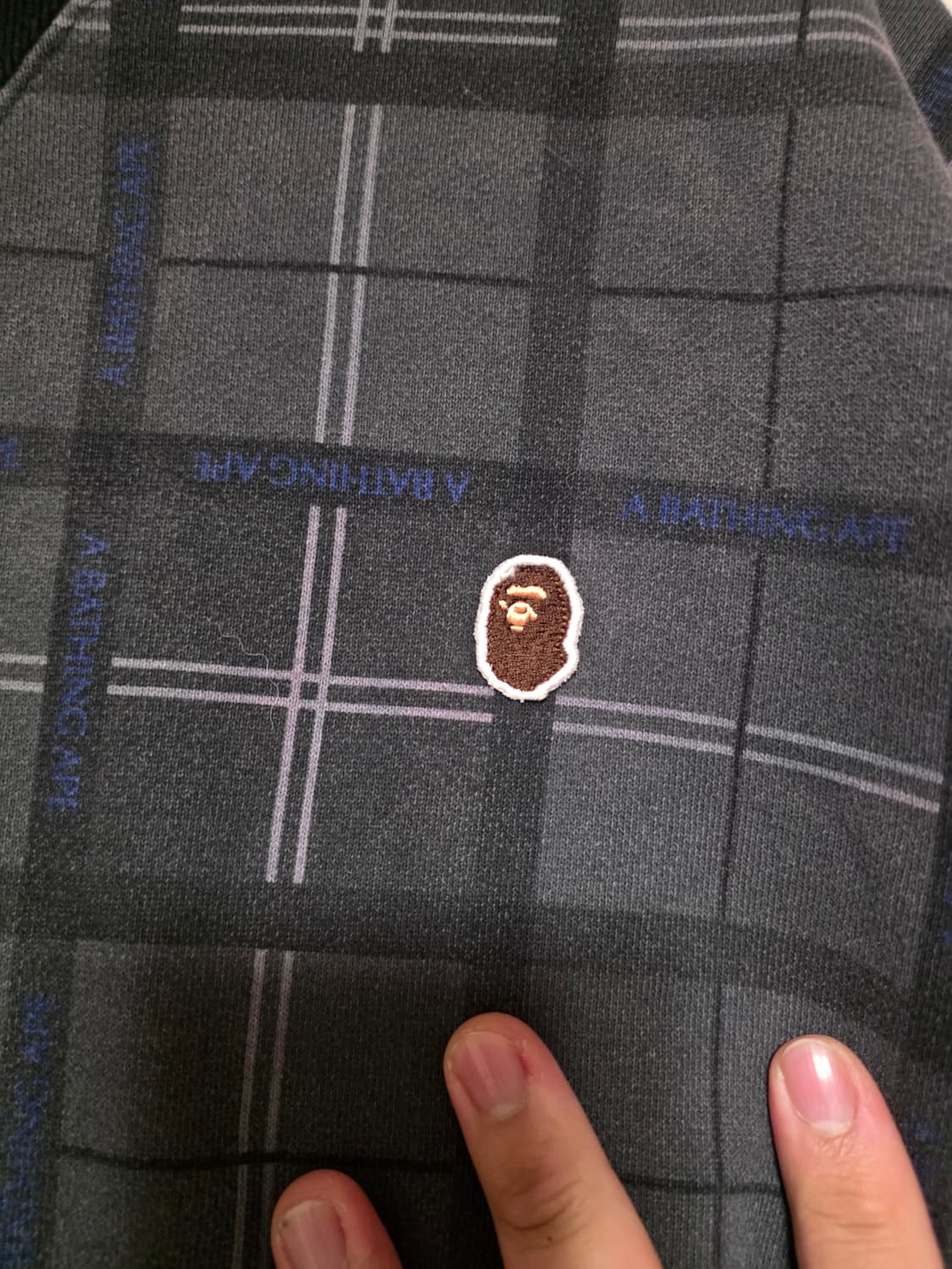 [M] 베이프 블랙 CPO 미니사루 크루넥 상품이미지3