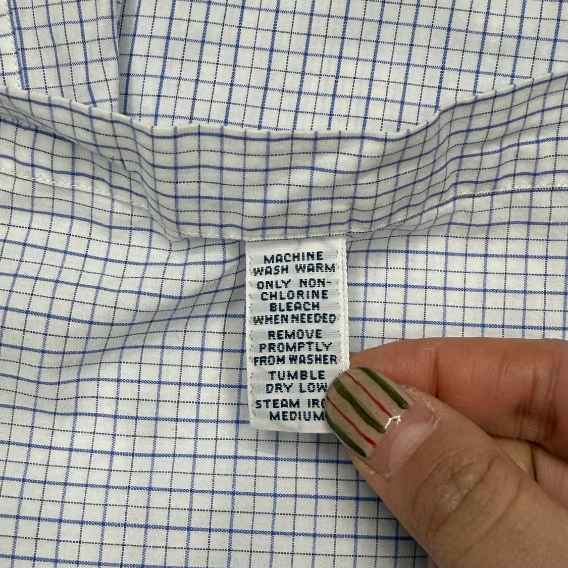 [XXL] 랄프로렌 블루 잔체크 셔츠 상품이미지6