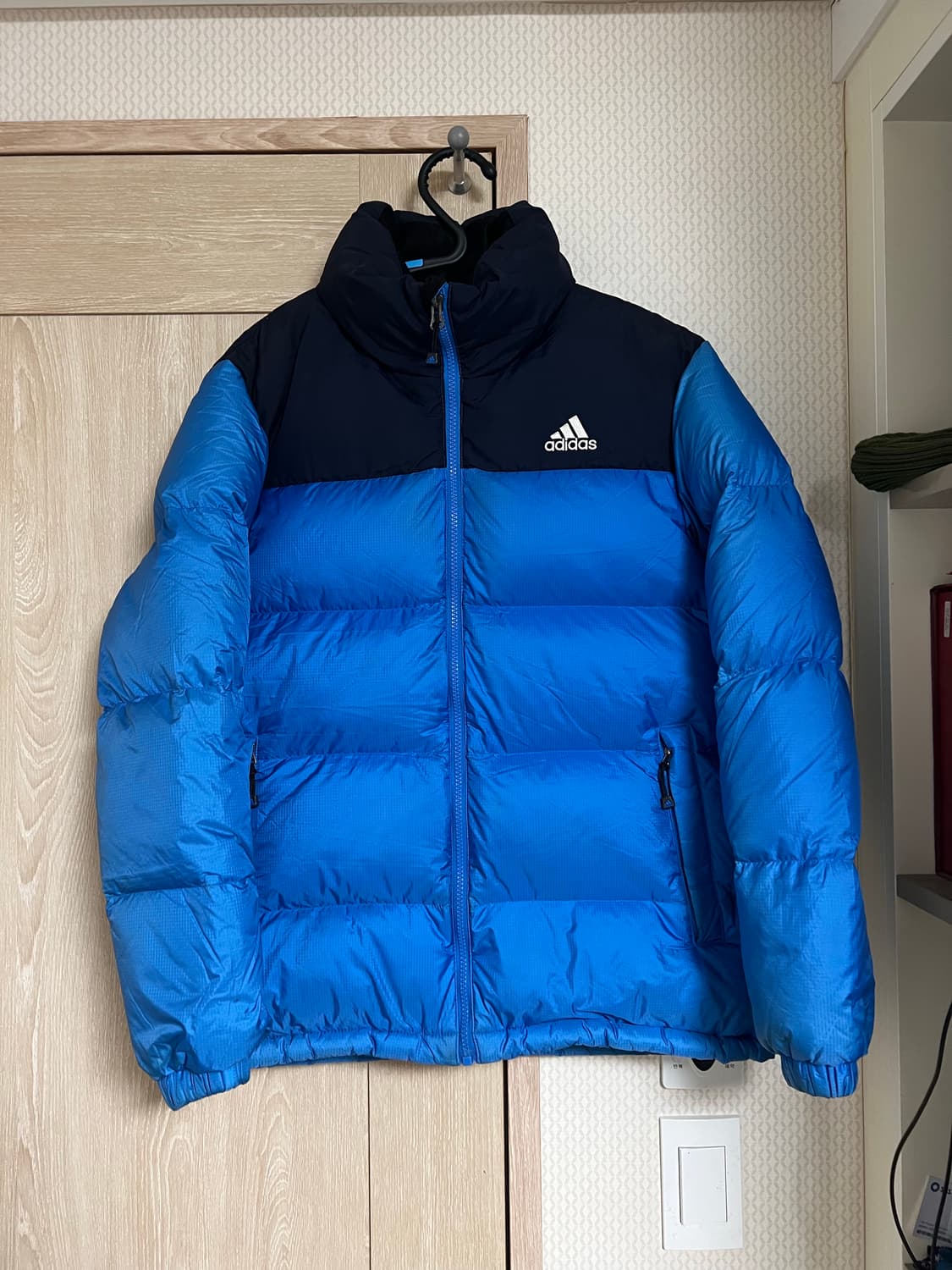 아디다스 블루 눕시 다운 패딩 90 상품이미지1