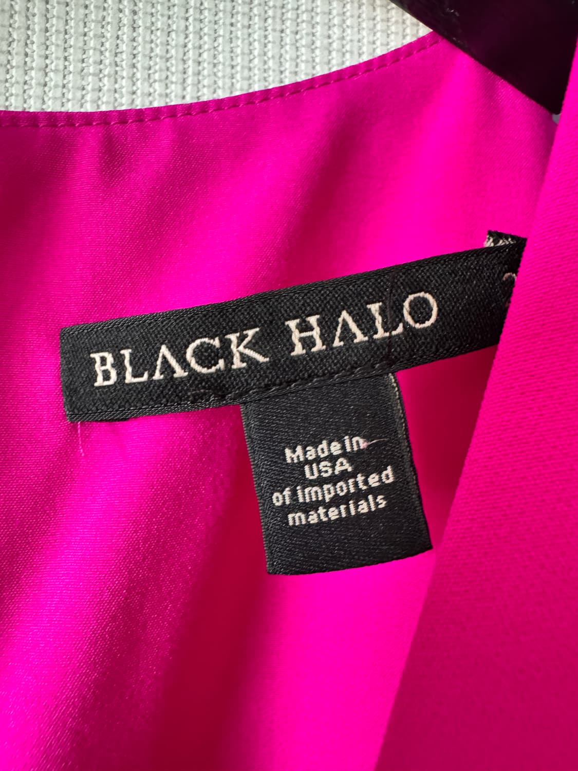 새상품 컨디션 Black Halo 핫핑크 랩 원피스2(55사이즈)made 상품이미지3