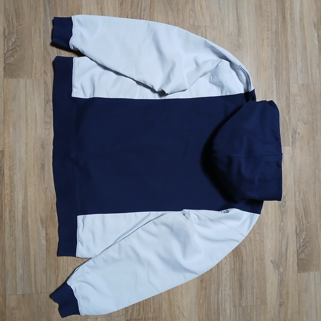 NB 뉴발란스 하이브리드 바람막이 스웻 후드티 상품이미지3