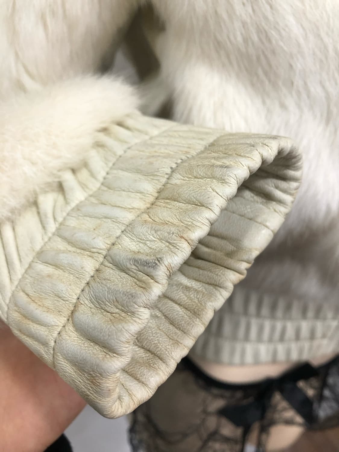 GGPX rabbit fur hooded zip up jacket  상품이미지6