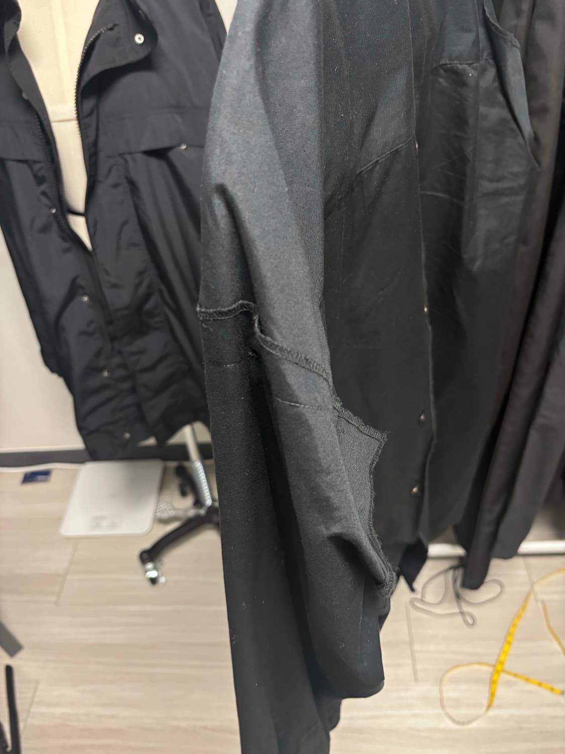 설밤 비대칭 셔츠 상품이미지4