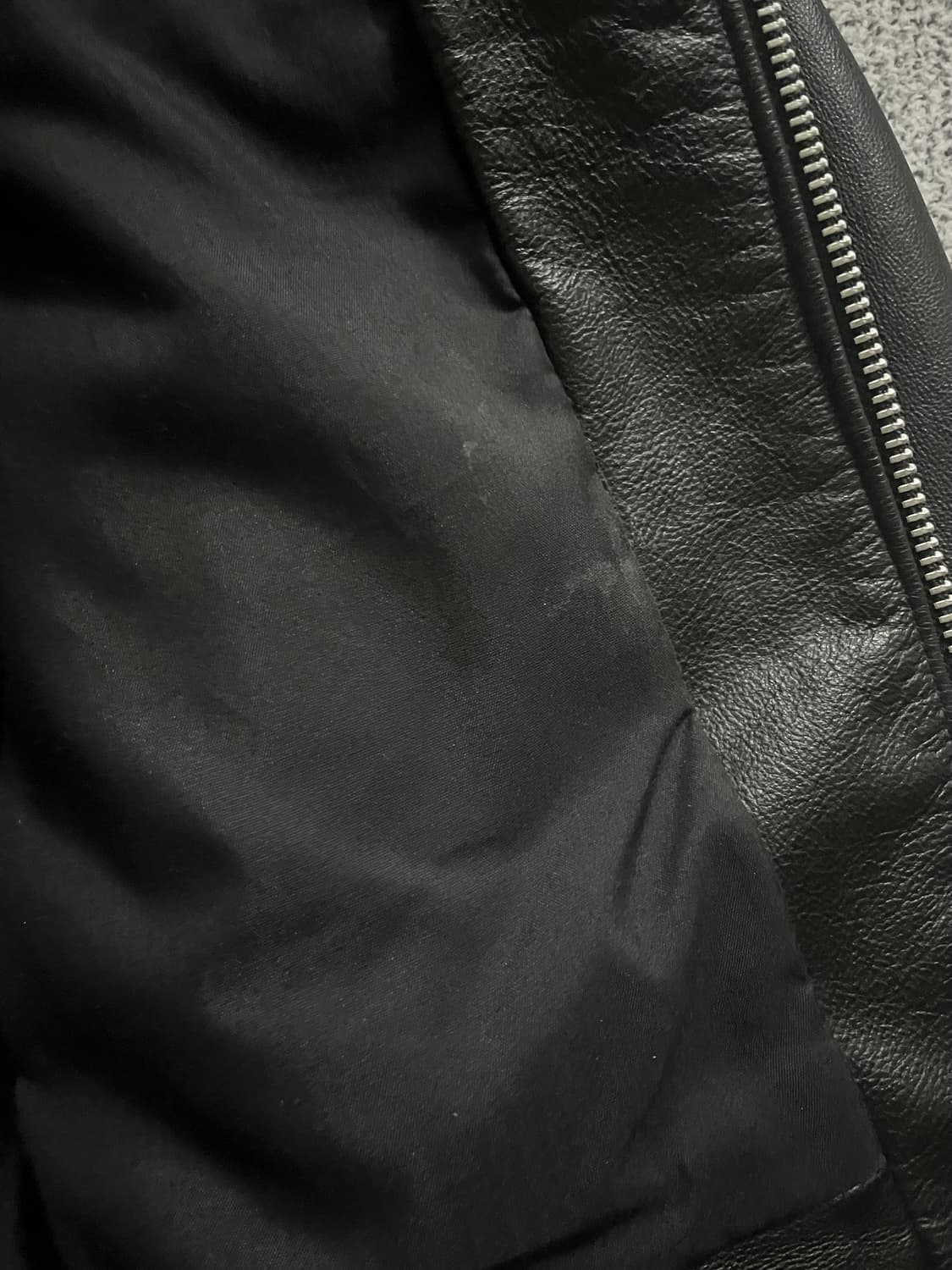 할리데이비슨 USA 더블 라이더 가죽 자켓 L 상품이미지9