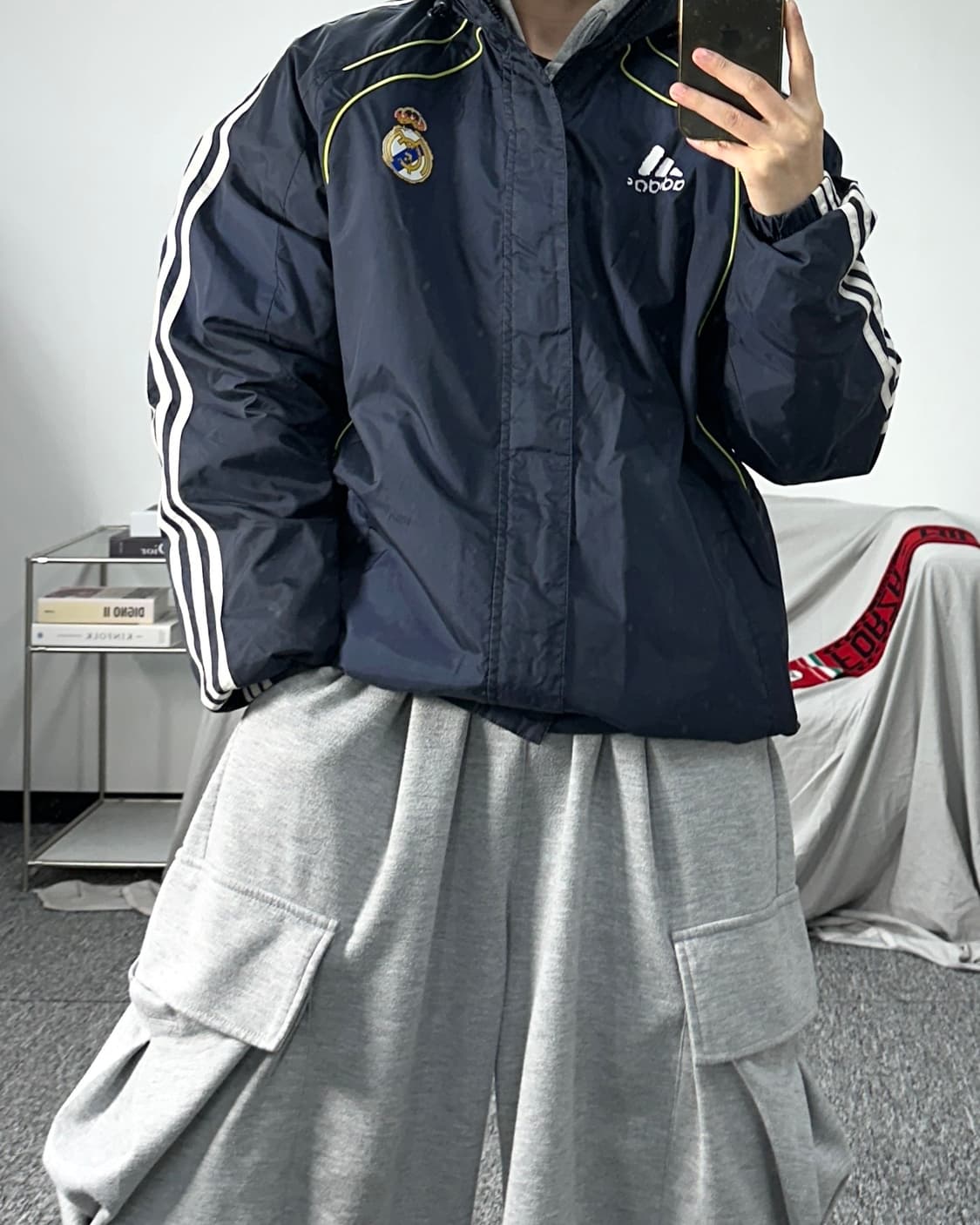 아디다스 레알 마드리드 바람막이 XL 상품이미지3