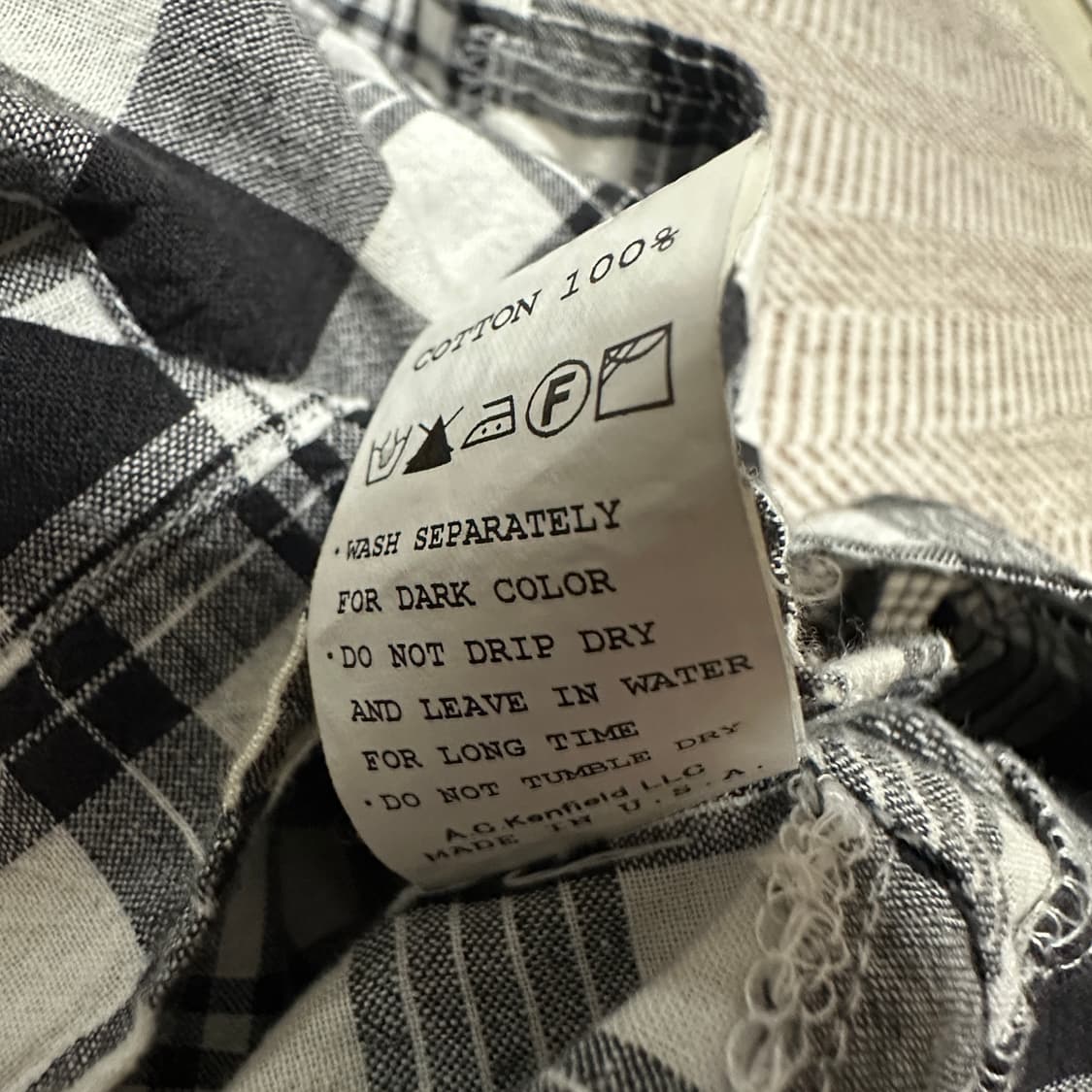 KENNETH FIELD usa made patchwork shirt 상품이미지5