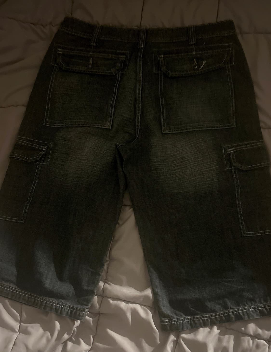빈티지 데님 카고 버뮤다 팬츠  상품이미지2