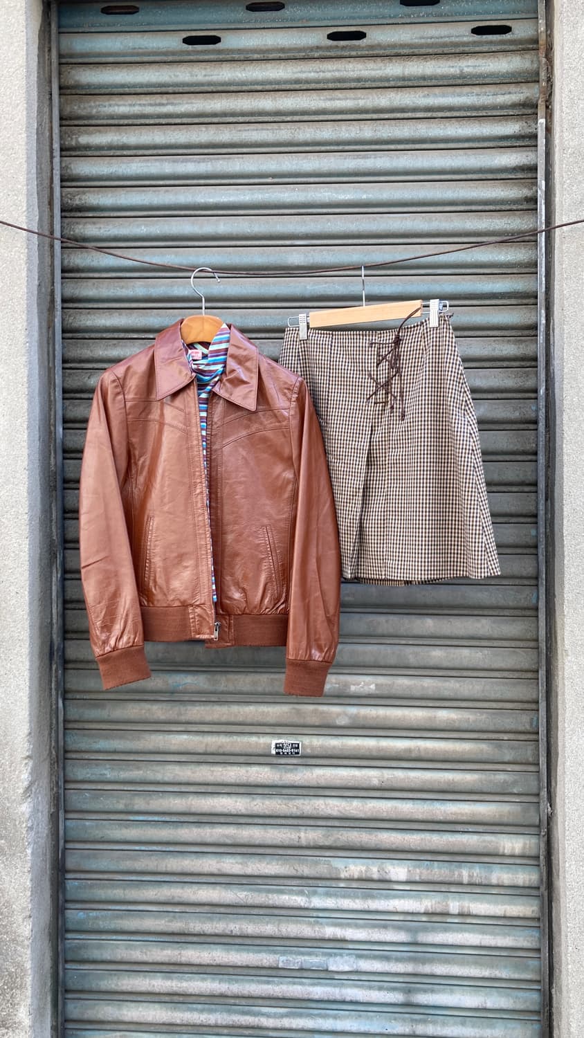 돈피 레더 재킷 상품이미지2