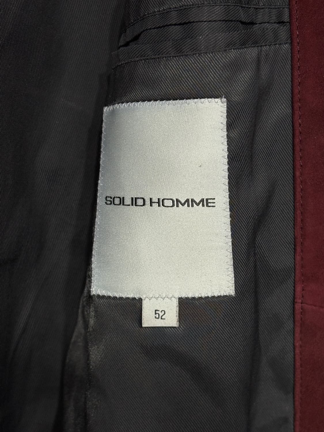 솔리드옴므 스웨이드 가죽 자켓  상품이미지10