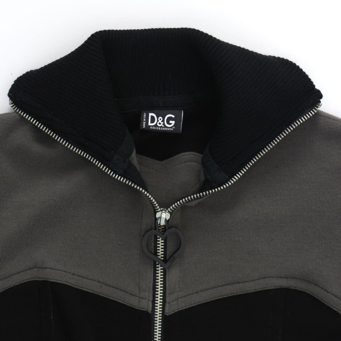 돌체앤가바나 DOLCE&GABBANA 빈티지 Y2K 하트 블랙 집업 상품이미지4