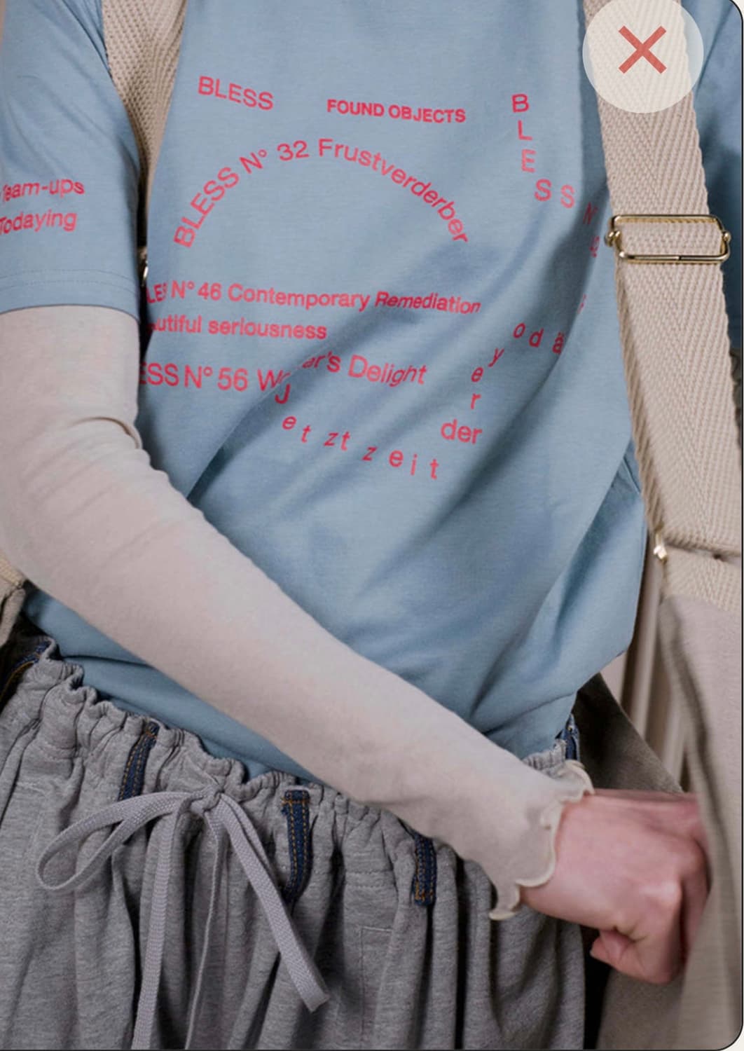 Bless multicollection T shirts sky blue  상품이미지1