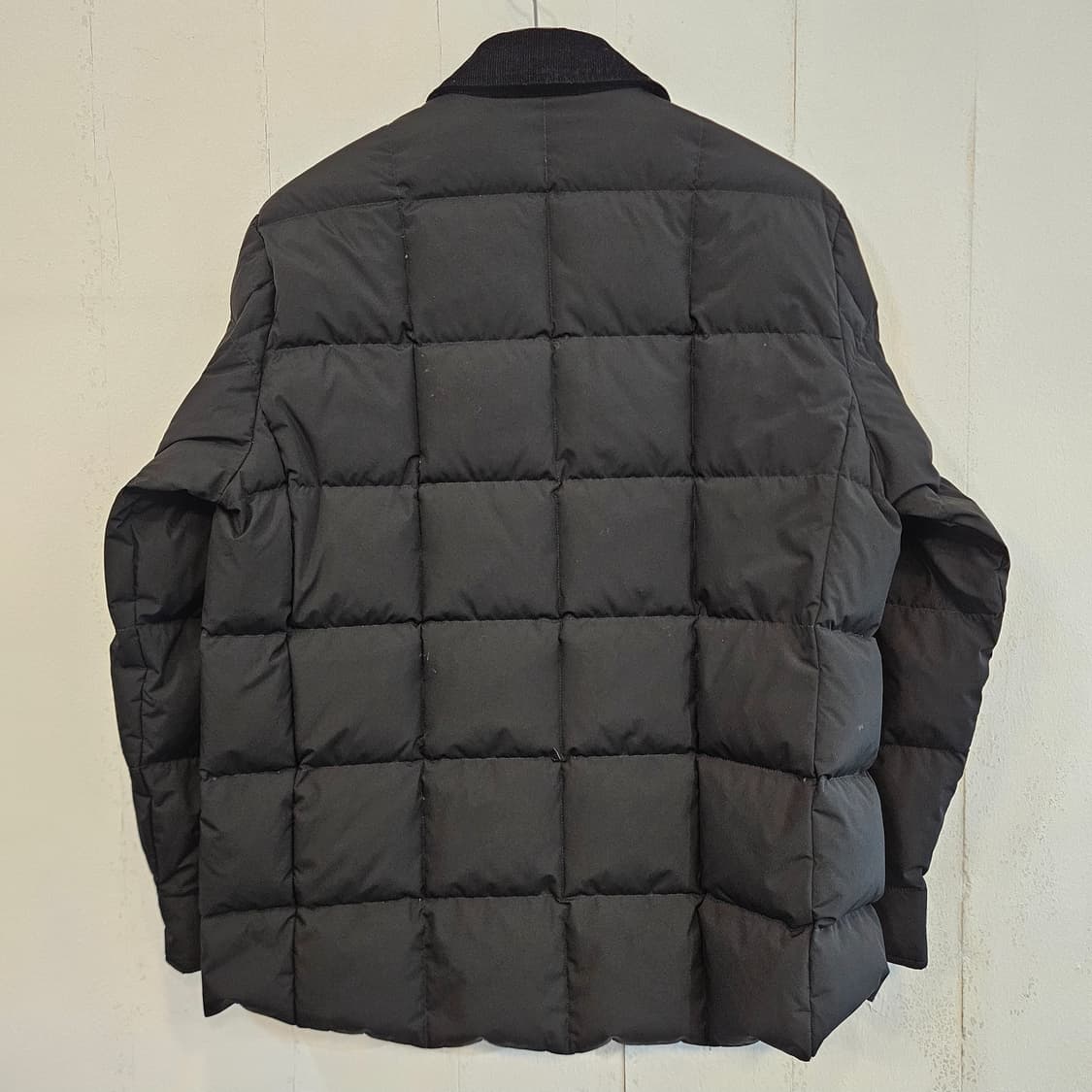 100(L) NII 검정 퀼팅 셔츠 자켓 상품이미지9