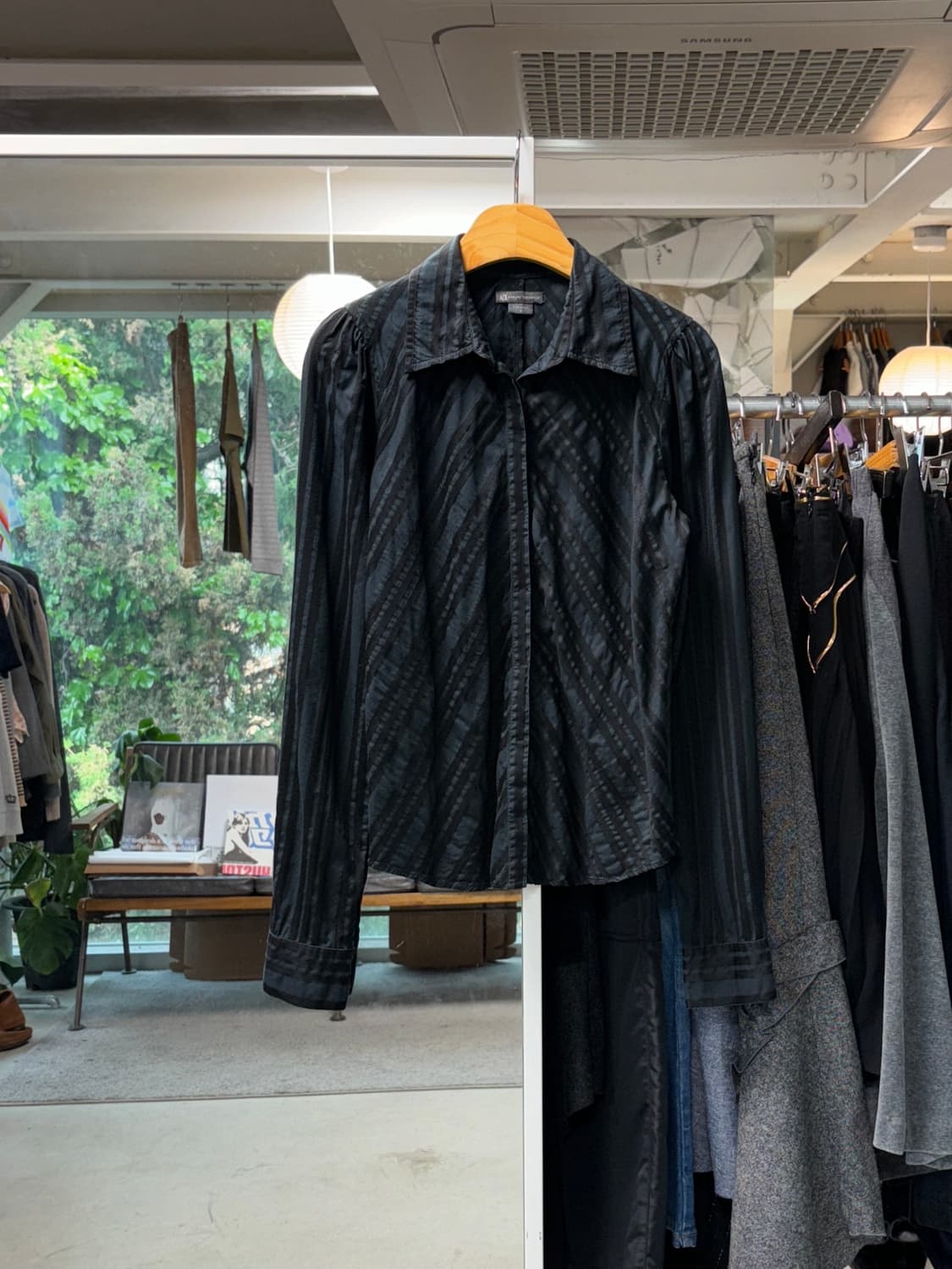 아르마니 익스체인지 스트라이프 셔츠 상품이미지1