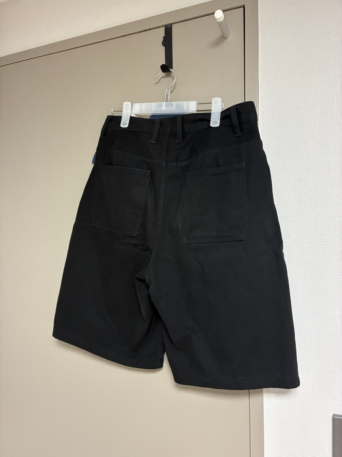 밀로아카이브 데님 버뮤다 팬츠 블랙 L 상품이미지3