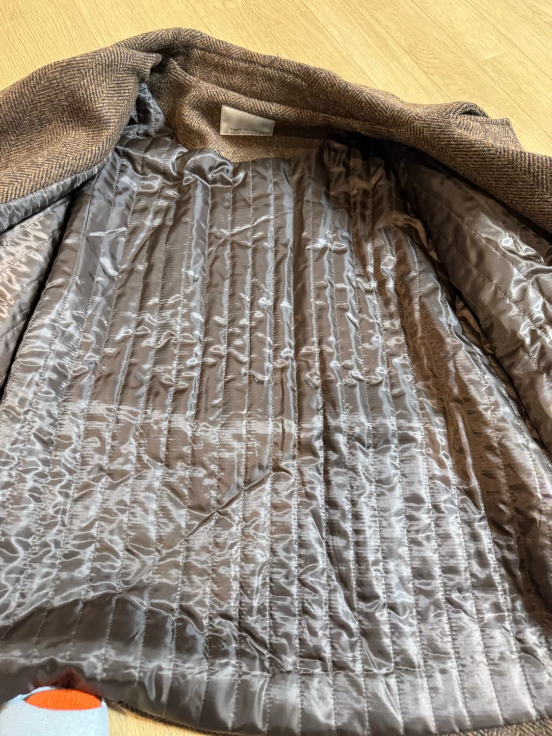 vov 보브 헤링본 울 코트 상품이미지3