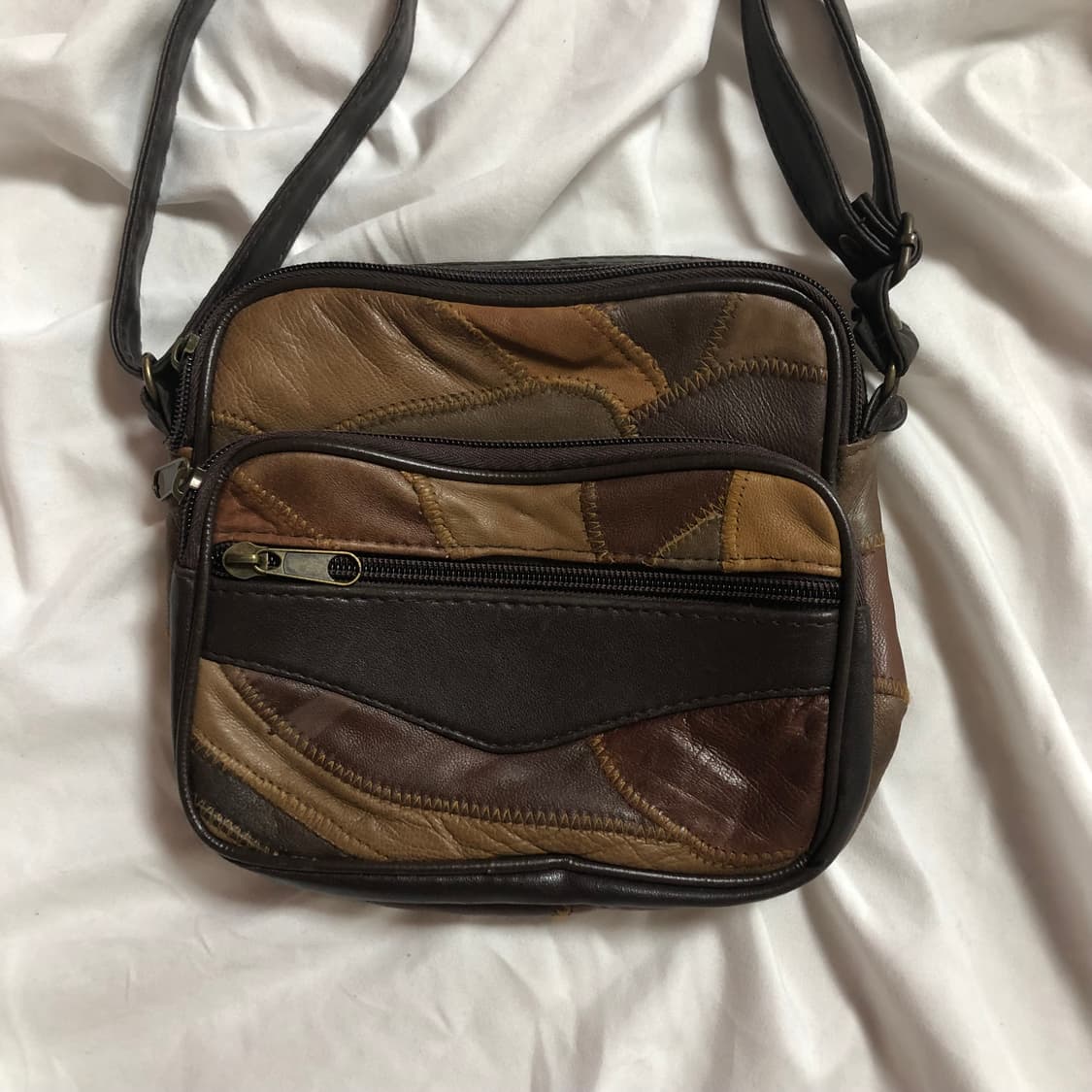 Vintage 💿 camel patch mini ba 상품이미지2