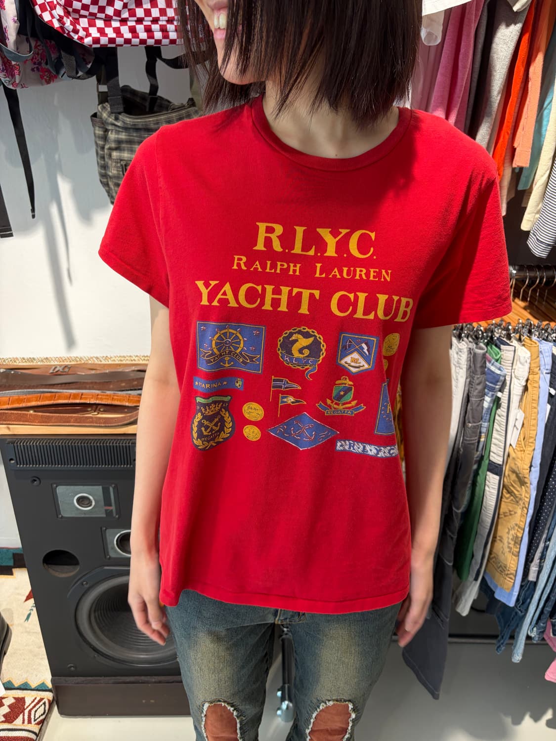Ralph Lauren Yacht Club 그래픽 반팔 티 상품이미지1