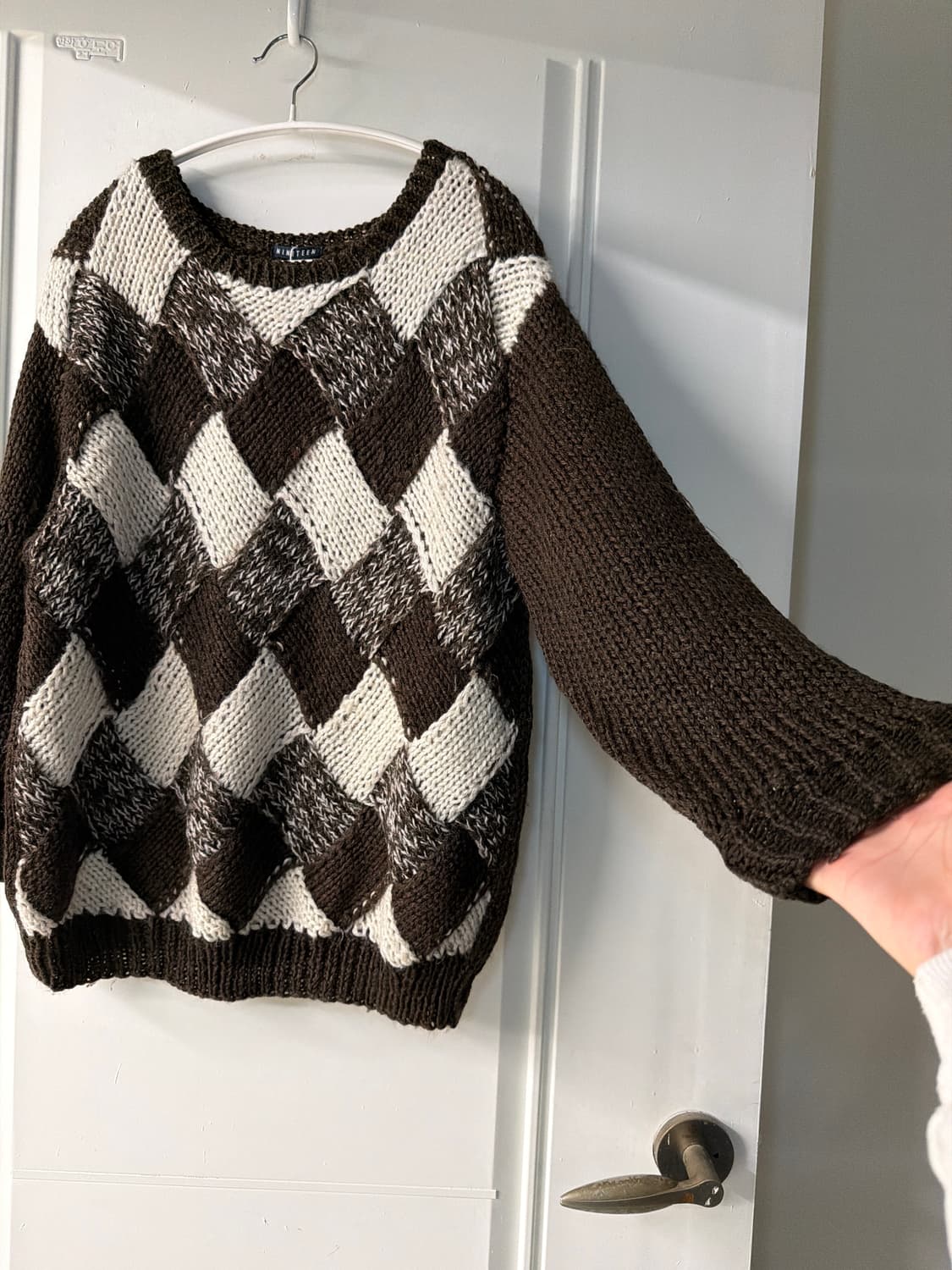 일본빈티지 브라운 스웨터 니트 상품이미지7