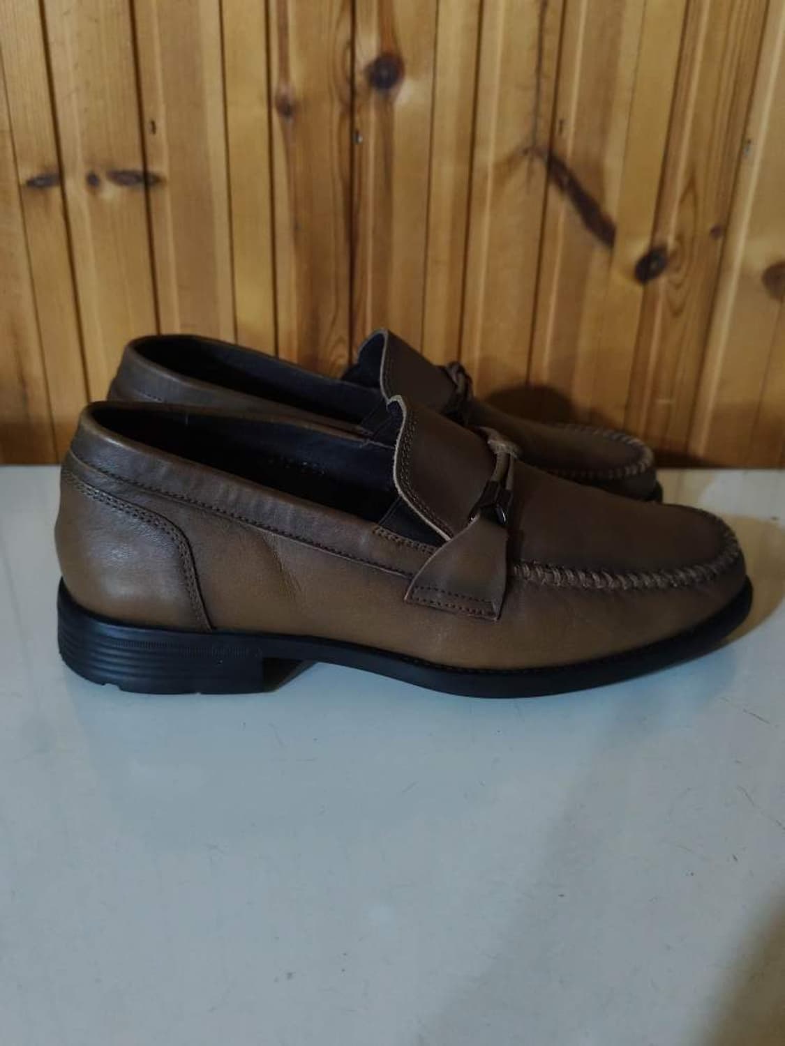 255mm 닥스 브라운 가죽 페니로퍼 구두 상품이미지1