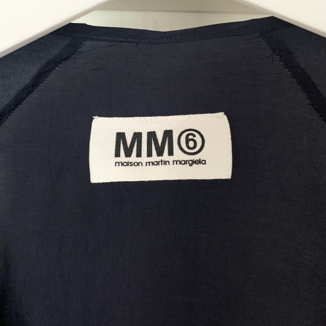 MM6 네이비 가오리핏 블라우스 마르지엘라 6 상품이미지5