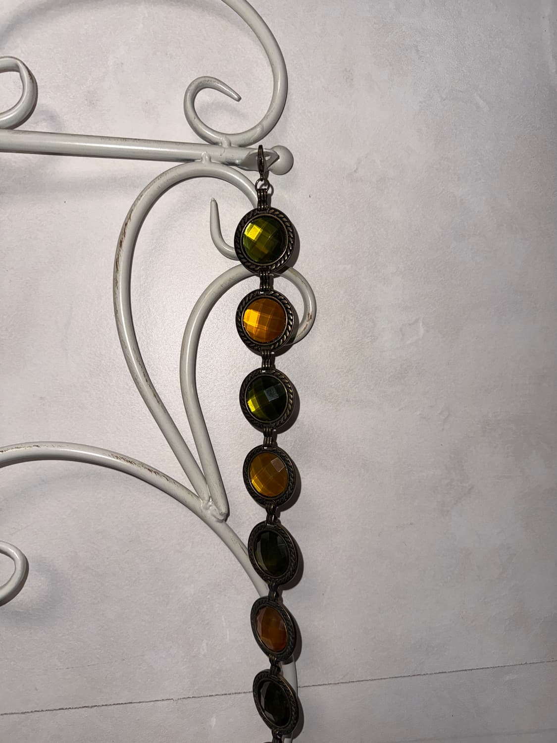 Khaki gold gemstone chain belt 상품이미지6