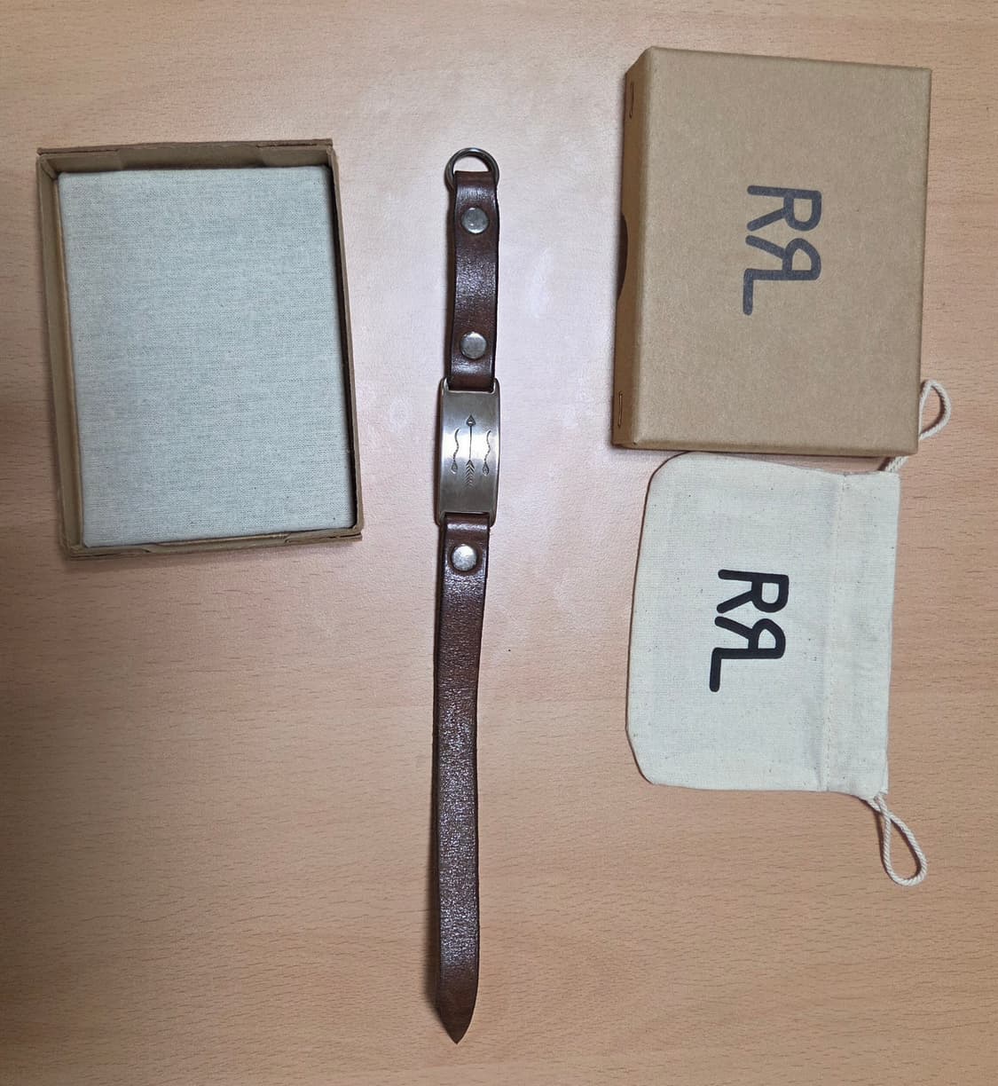 더블알엘 RRL 가죽 팔찌 레어템(프리사이즈) 상품이미지5